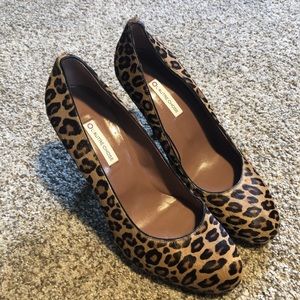 L’Autre Chose Leopard Print Heels